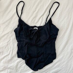 Reformation Black Tank Top